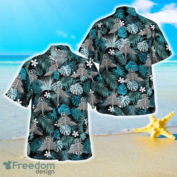 US Army Military Free Fall Jumpmaster (HALO) Hawaiian Shirt Best Style For Men Women