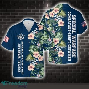 US Navy Special Warfare Combatant-craft Crewmen Hawaiian Shirt US Navy Aloha Shirt
