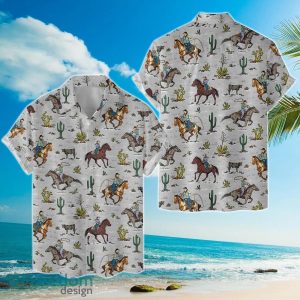 Western Cowboy Hawaiian Shirt For Men And Women
