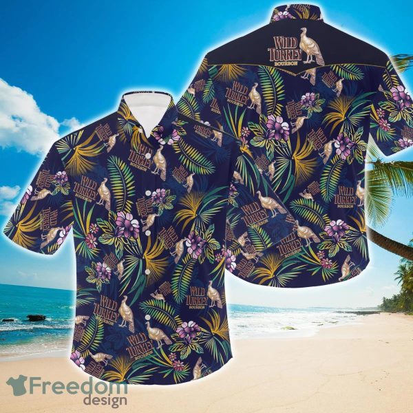 Wild Turkey Bourbon Whiskey Unisex Hawaiian Shirt