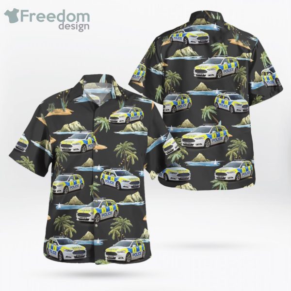 Wiltshire Police Ford Mondeo Dog Unit Car Lover Hawaiian Shirt