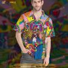Hippie Psychedelic Guitar Player Funny Hawaiian Shirt