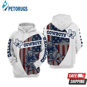 Dallas Cowboys Nfl Football Flag American Dallas Cowboys 3D Hoodie
