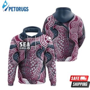 Manly Warringah Sea Eagles 1 3D Hoodie