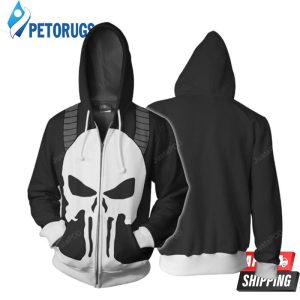 Marvel Comics Frank Castle Punisher Cosplay 3D Hoodie