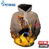 One Piece Portgas D Ace Sable Brown 3D Hoodie