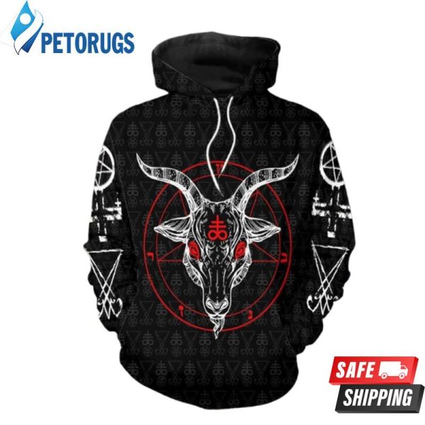 Satanic 666 3D Hoodie